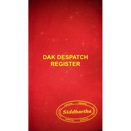 Siddhartha DESPATCH REGISTER Diaries-printed-plain- register- 256 Pages