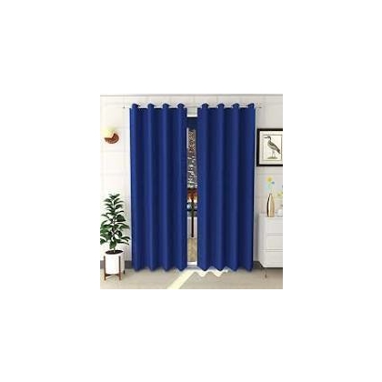 Unbranded Silk Plain Door Curtains