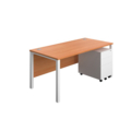 furnways Executive Table with One side pedestal unit