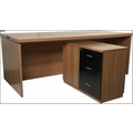 FALCON INNOVATIVE FURNITURE Executive Table with One side pedestal unit and E.R.U