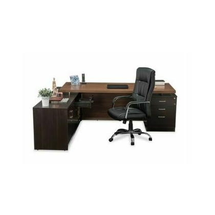 FALCON INNOVATIVE FURNITURE Executive Table with Both side pedestal unit