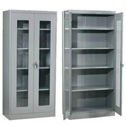 HP S Almirah Steel with Glass door