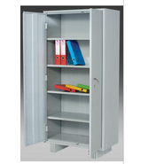 HP S Almirah Steel shelving cabinet with partial wardrobe