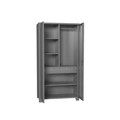 HP S Almirah Steel wardrobe(having cloth hanging provision)