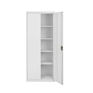 HP S Almirah Steel shelving cabinet with partial wardrobe