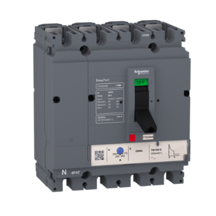 Schneider electric  250A 4 Pole 25 KA Molded Case Circuit Breakers (Mccb)