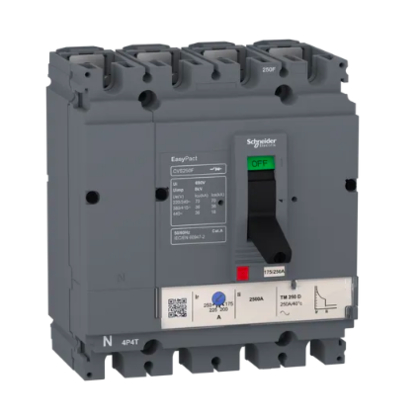 Schneider electric  250A 4 Pole 35 KA Molded Case Circuit Breakers (Mccb)