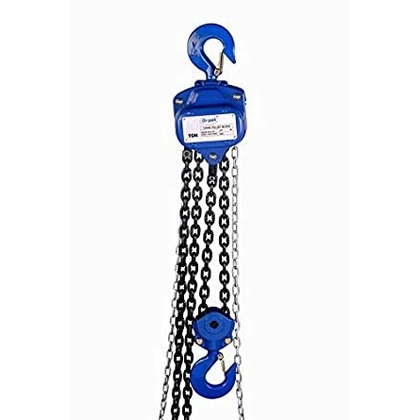 Unbranded Hand Operated Chain Pulley Block, Warranty 1 year