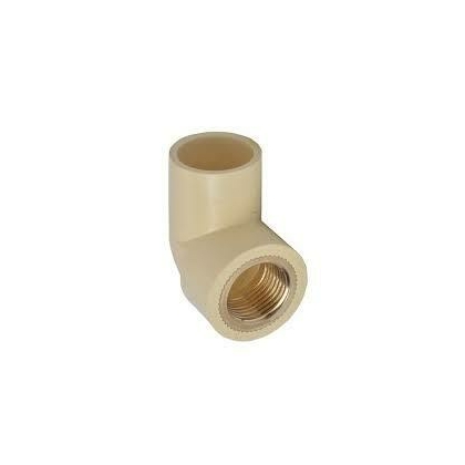 Unbranded 15 mm dia Female thread elbow(brass insert)