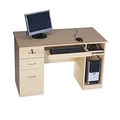 Unbranded 760 millimeter X 460 millimeter (mm LxD) Executive Computer Table