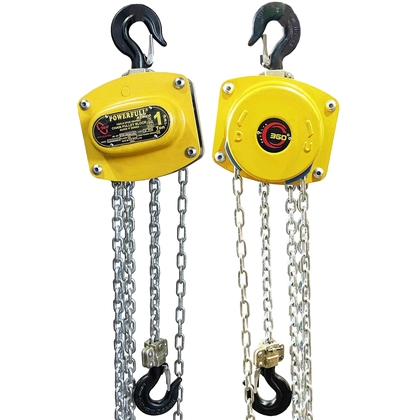 POWERFULL BEMCO Hand Operated Chain Pulley Block, Warranty 1 year