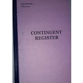 Milan Brand  CONTINGENCY REGISTER Diaries-printed-plain- register- 200 Pages