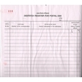 Milan Brand  DESPATCH REGISTER Diaries-printed-plain- register- 400 Pages