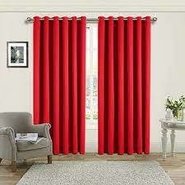 Unbranded Polyster Plain Door Curtains