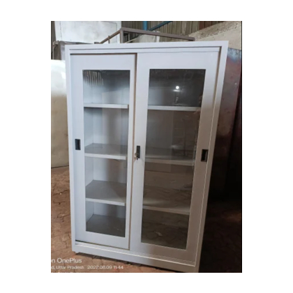 geeken Almirah Steel with Glass door