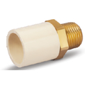 PRAYAG 15 mm dia Male adapter brass threaded