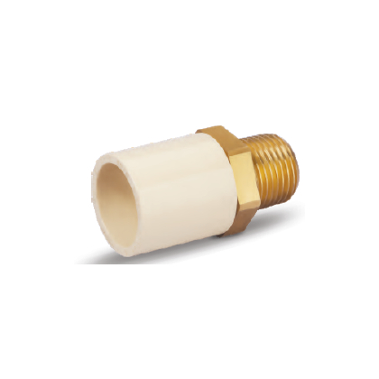 PRAYAG 15 mm dia Male adapter brass threaded