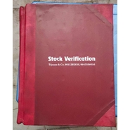 Teja STOCK REGISTER Diaries-printed-plain- register- 400 Pages