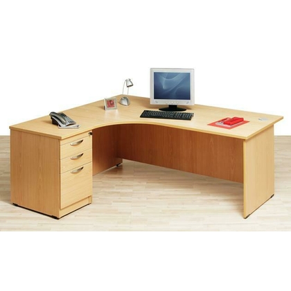 Nine Leaves Executive Table with One side pedestal unit