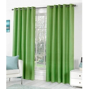 DDecor Silk Plain Door Curtains