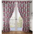 msac Polyster Floral Door Curtains