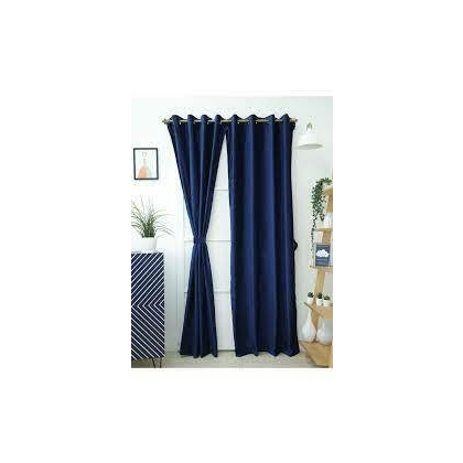 Unbranded Silk Plain Door Curtains