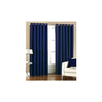 Unbranded Silk Plain Door Curtains