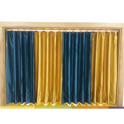 Unbranded Silk Plain Door Curtains