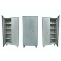 VRIDHI Almirah Steel shelving cabinet with partial wardrobe