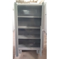 VRIDHI Almirah Steel shelving cabinet with partial wardrobe