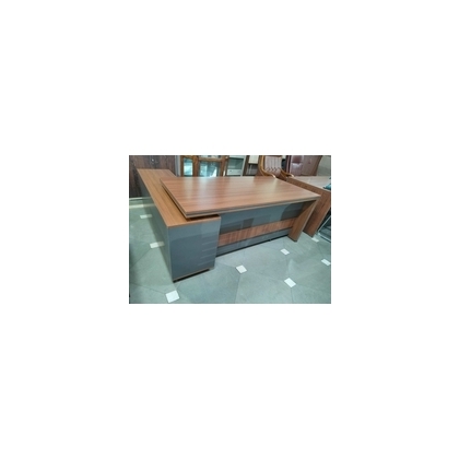 Wood Square Executive Table with One side E.R.U unit