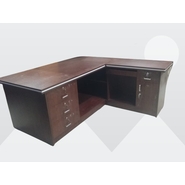 Unbranded Executive Table with One side pedestal unit and E.R.U