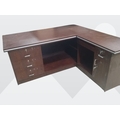 Unbranded Executive Table with One side pedestal unit and E.R.U