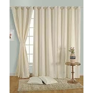 Unbranded Cotton Plain Door Curtains