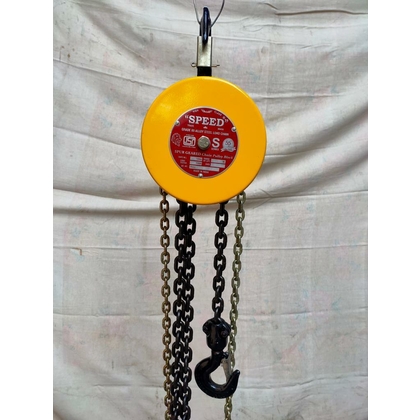 SPEED Hand Operated Chain Pulley Block, Warranty 2 year