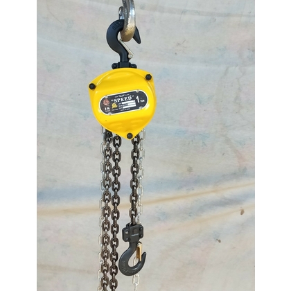 SPEED Hand Operated Chain Pulley Block, Warranty 2 year