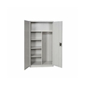 STEEL FIT--STEEL FIT INTERIORS Almirah Steel shelving cabinet with partial wardrobe