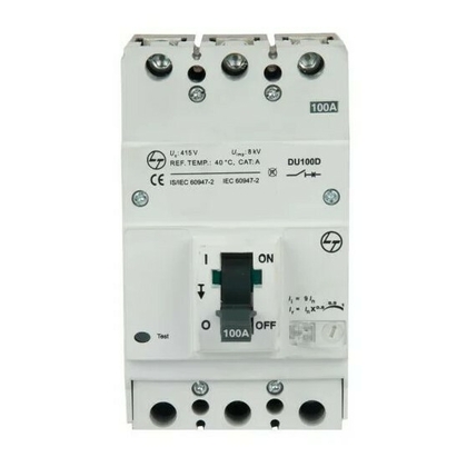 L & T 125A 3 Pole 18 KA Molded Case Circuit Breakers (Mccb)