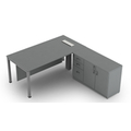 SOS Executive Table with One side pedestal unit and E.R.U