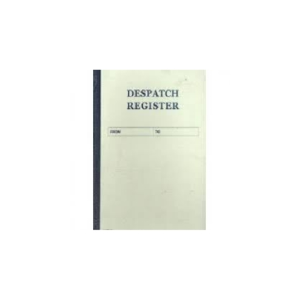 EBD DESPATCH REGISTER Diaries-printed-plain- register- 400 Pages