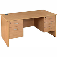 EEKAKSHARA Executive Table with Both side pedestal unit