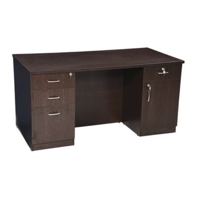 Featherwood Executive Table with One side pedestal unit and E.R.U