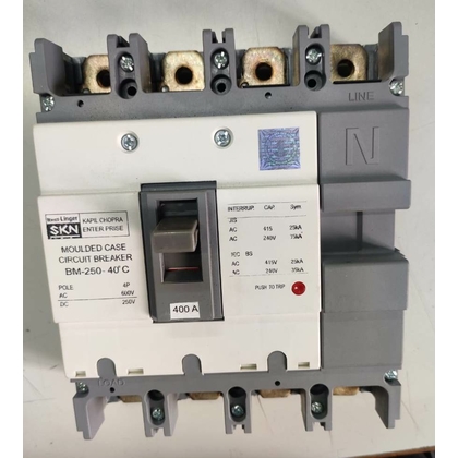 BENTEX-SKN 400A 4 Pole 25 KA Molded Case Circuit Breakers (Mccb)