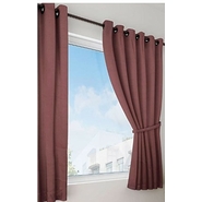 Unbranded Silk Plain Door Curtains