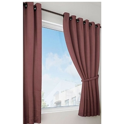 Unbranded Silk Plain Door Curtains