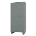 DELITE HI TECH Almirah Steel shelving cabinet with partial wardrobe