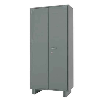 DELITE HI TECH Almirah Steel shelving cabinet with partial wardrobe