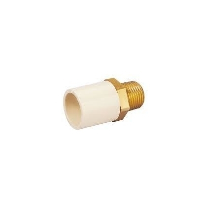 PRAYAG 20 mm dia Male adapter brass threaded