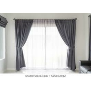 Unbranded Polyster Plain Door Curtains