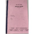 SHAH BHARAT MAHARANIDAS SERVICE BOOK Diaries-printed-plain- register- 120 Pages